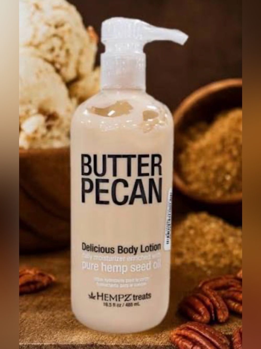 New Hempz Butter Pecan Body Lotion